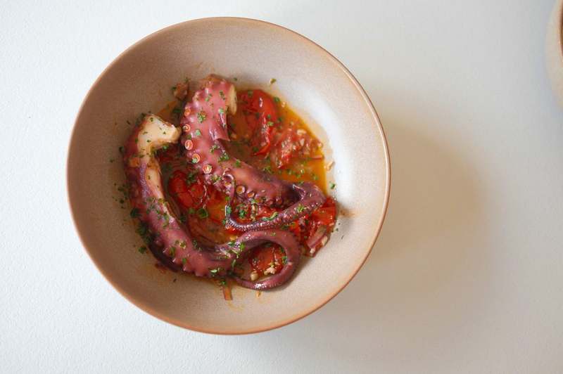 Polpo in tomatensaus